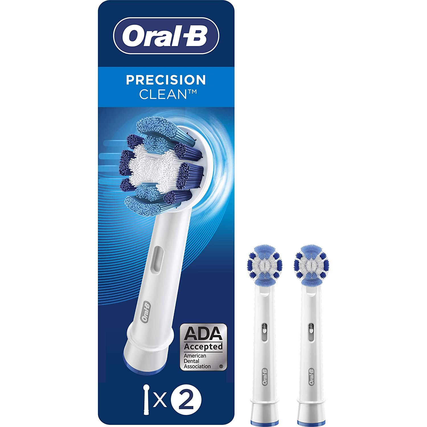 Set 2 đầu bàn chải điện oral b Precision Clean Hàng Đức lông mềm vừa