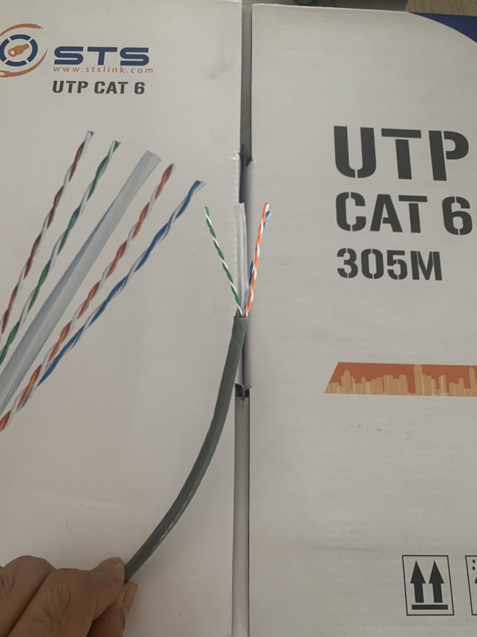 Cáp mạng STS CAT6 305 MÉT Dây cáp mạng chuẩn quốc tế CAT6 – Thích hợp ...