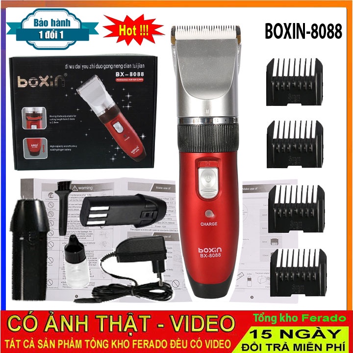 Tông đơ cắt tóc chuyên nghiệp boxin bx 8088. habor hành 6 tháng