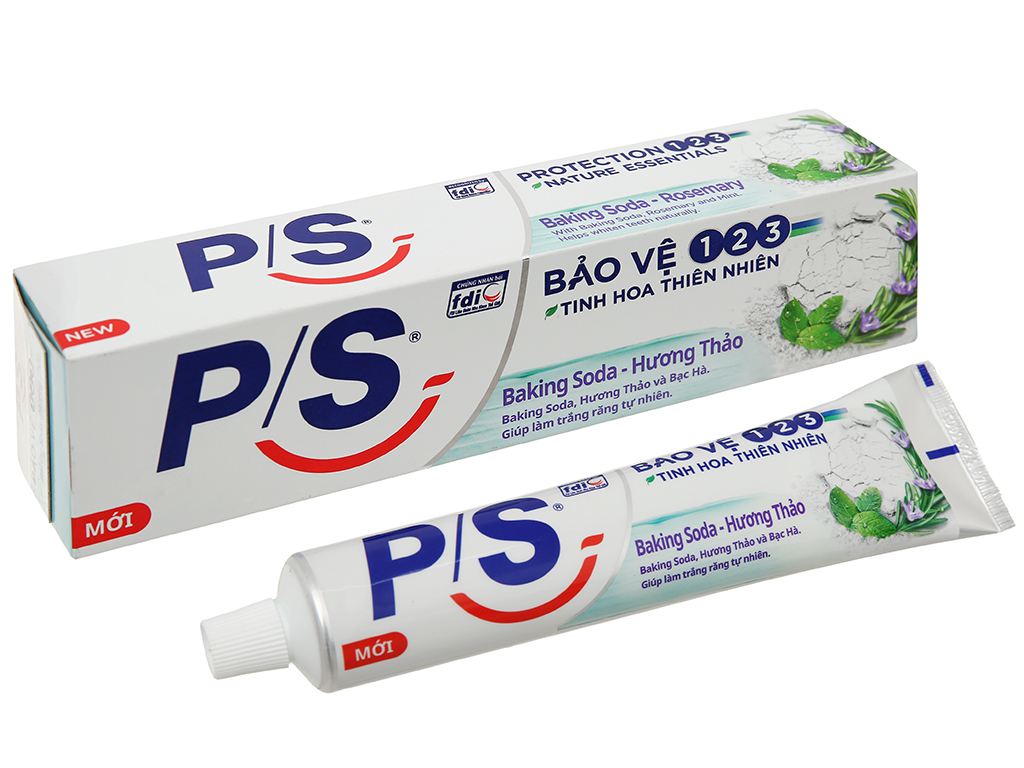 Kem đánh răng PS bảo vệ 123 bakingsoda và hương thảo