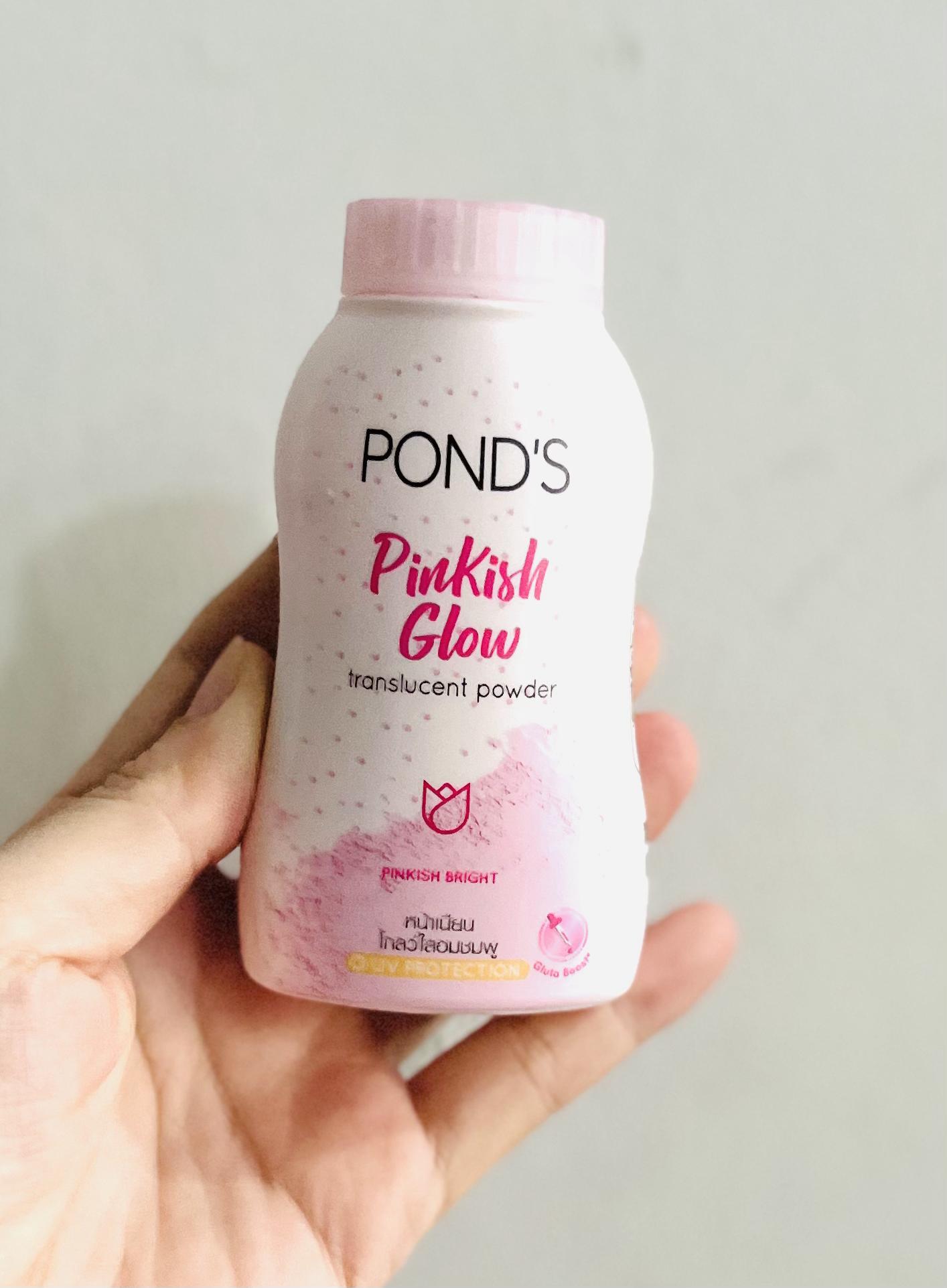 Phấn phủ mịn sáng hồng Pond's Pinkish Glow 50g - Hàng chuẩn Thái Lan