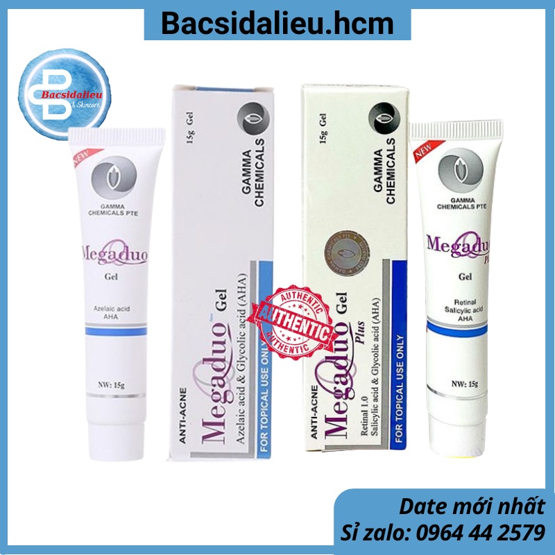 Megaduo gel aha & plus mờ thâm mụn, hết thâm, giảm mụn ẩn gamma plus