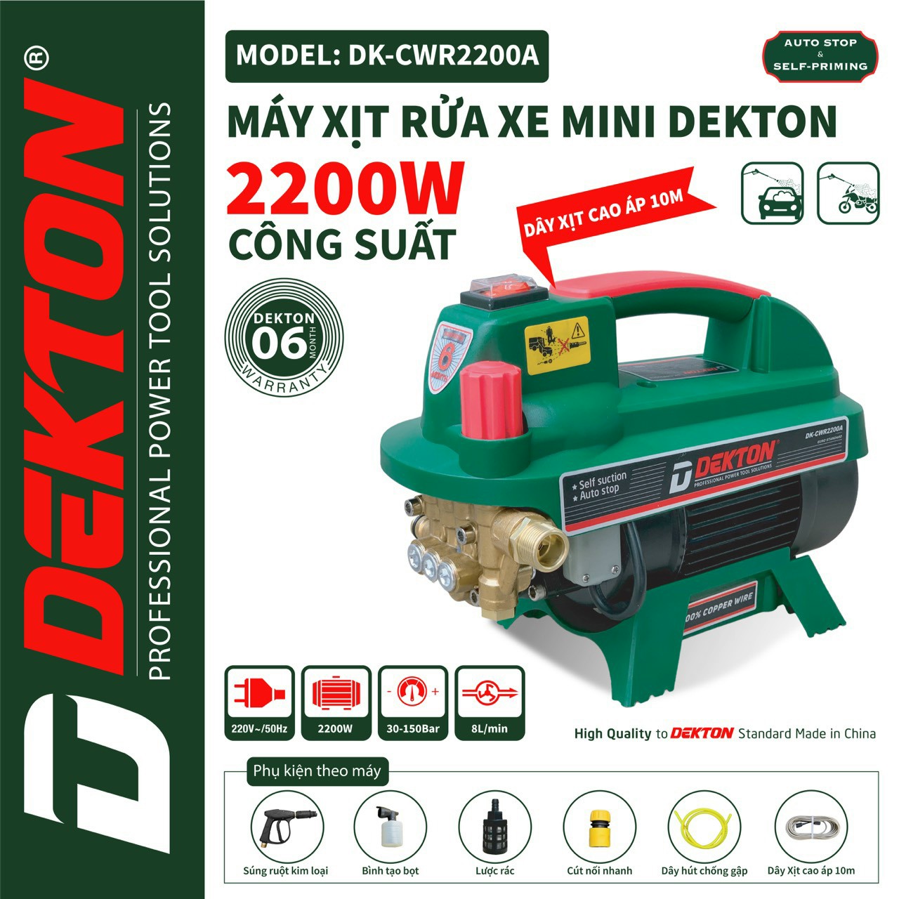 Máy xịt rửa xe chỉnh áp dekton dk-cwr2200a - 2200w mua ngay máy xịt rửa xe chỉnh áp dekton dk-cwr2200a - 2200w - bảo hành 6 tháng .