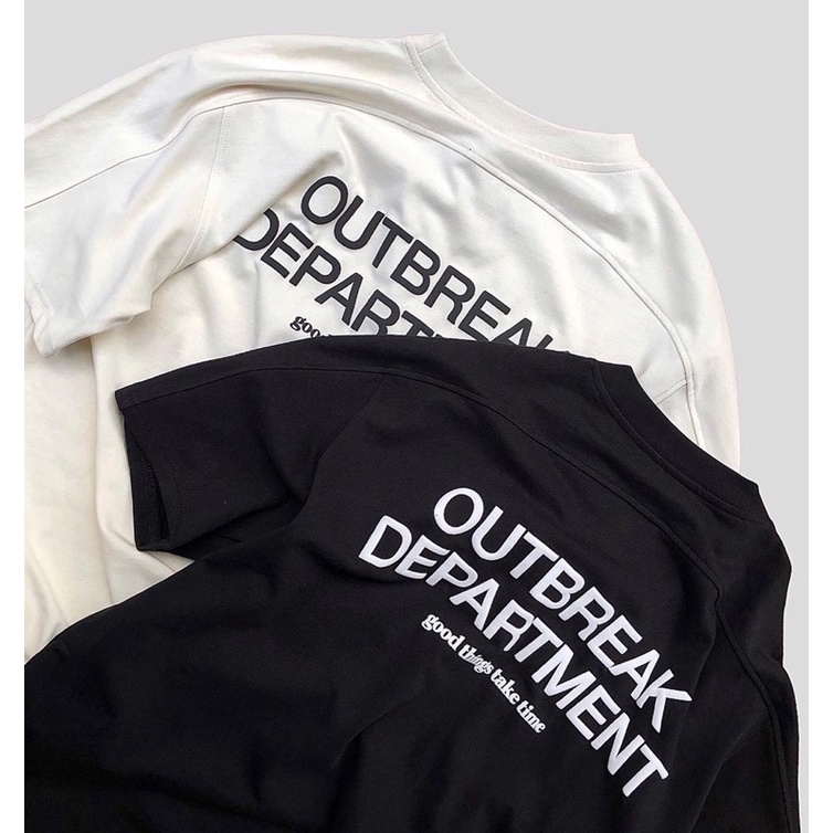Outbreak - áo thun boxy nam nữ