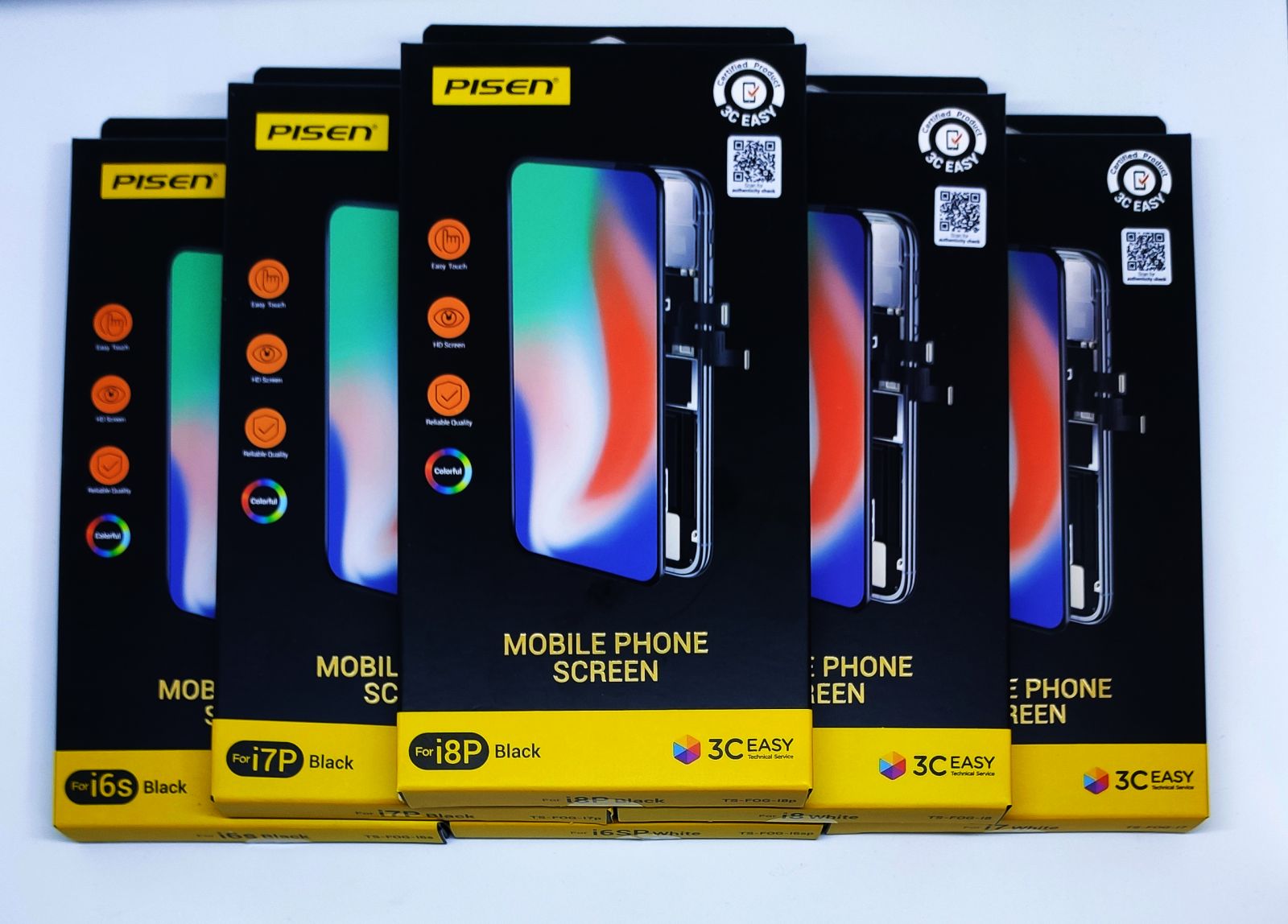 Màn hình thế hệ 3 chính hãng Pisen cho IP 7 Plus / 8 Plus / X / XsMax  bảo hành 12 tháng