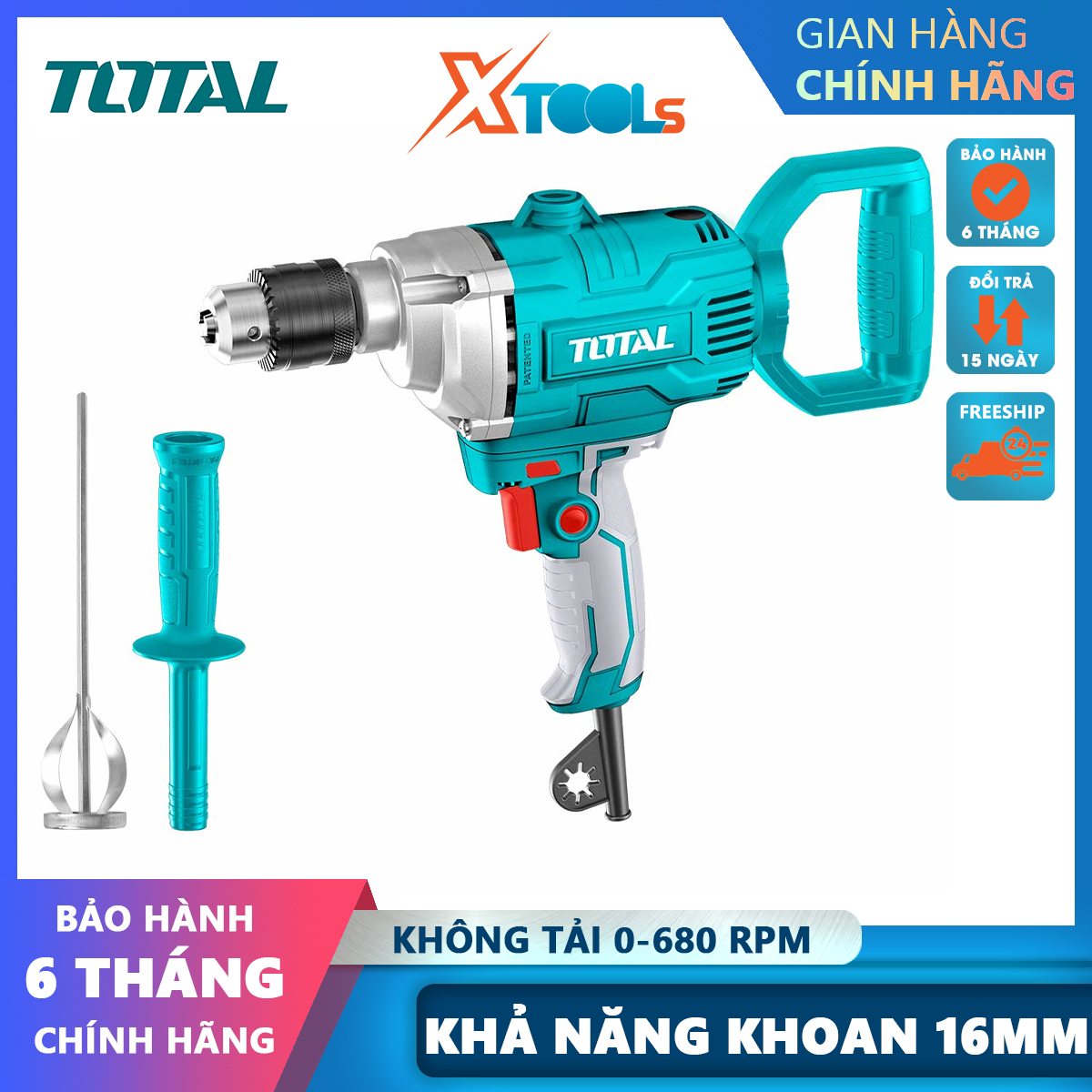 Máy trộn sơn 1110w total td61106