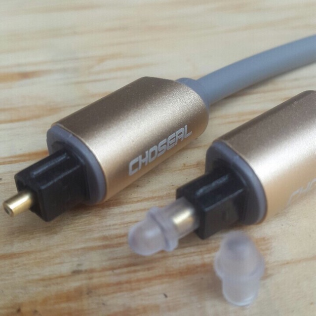 Dây âm thanh quang học Audio Choseal cao cấp 1.5m 3m 5m dùng cho TV smart sử dụng cổng quang học