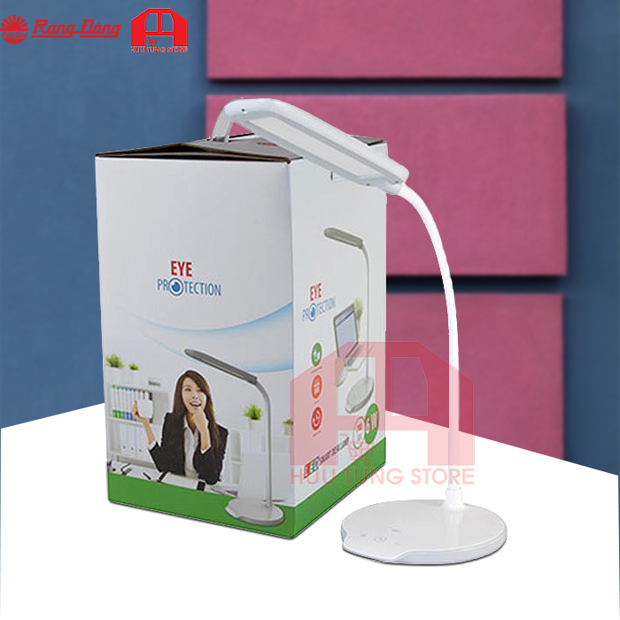 Đèn học led chống cận thị rạng đông 6w cảm ứng, 3 cấp 3 màu ánh sáng, chip led samsung