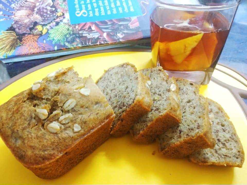 Bánh chuối sữa chua truyền thống ít ngọt/ Bánh chuối yến mạch sữa chua Homemade tốt cho sức khỏe 250g - Chỉ ship Hà Nội