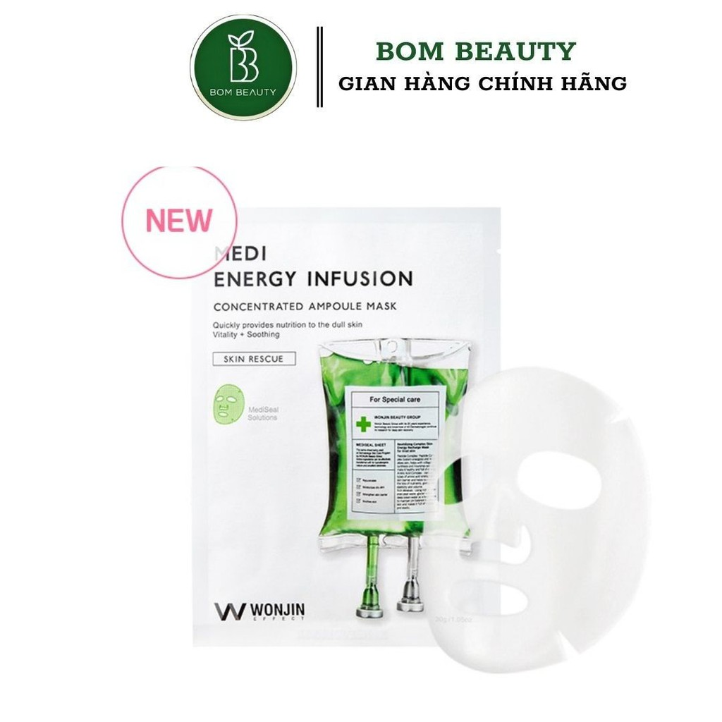 Mặt nạ phục hồi da truyền năng lượng Wonjin Effect Medi Energy Infusion Mask