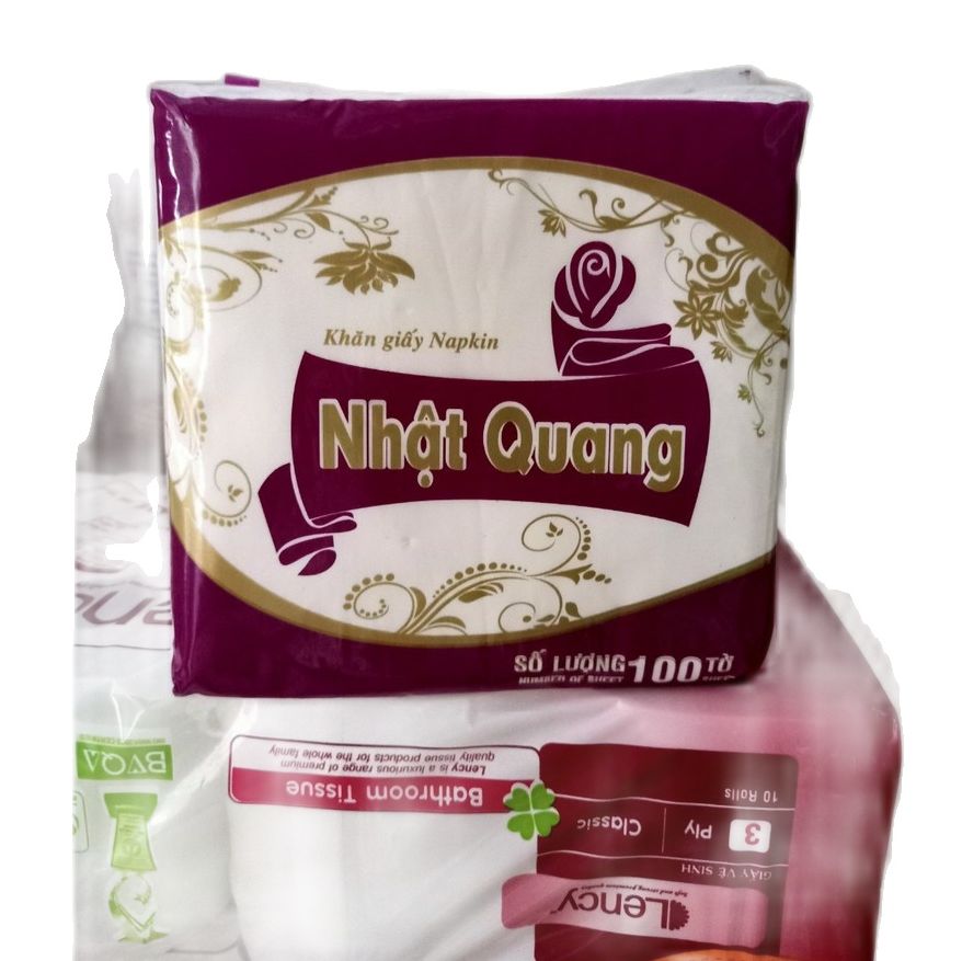 Giấy ăn vuông nhật quang