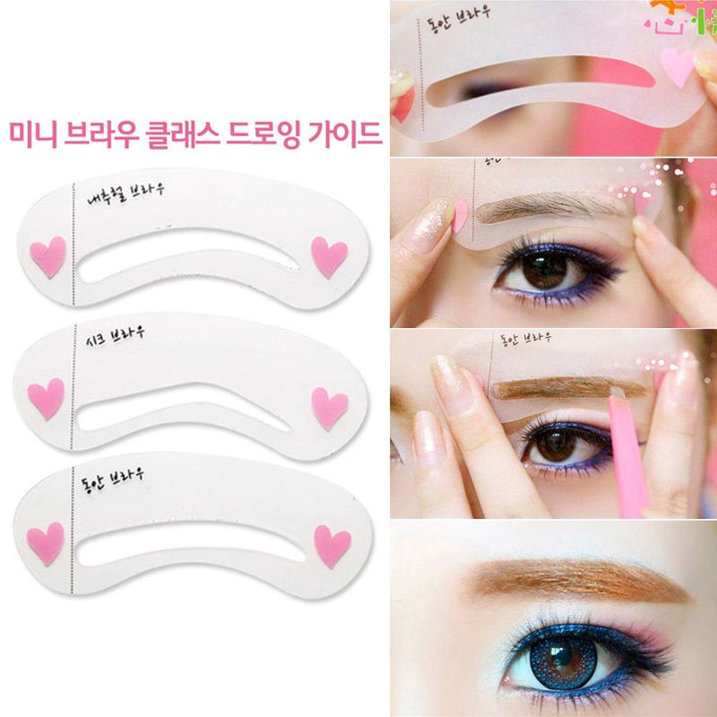 Set Bộ khuôn kẻ lông mày, Khuôn vẻ chân mày