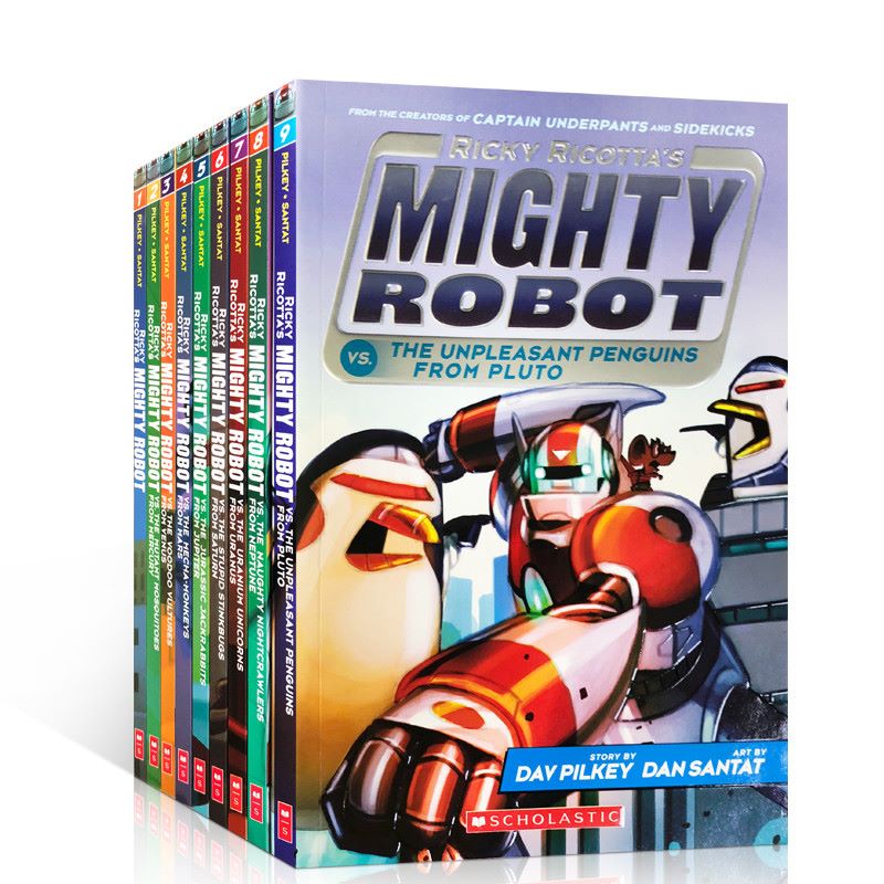 Thanh lý - Ricky Ricotta's Mighty Robot 9q - không hộp