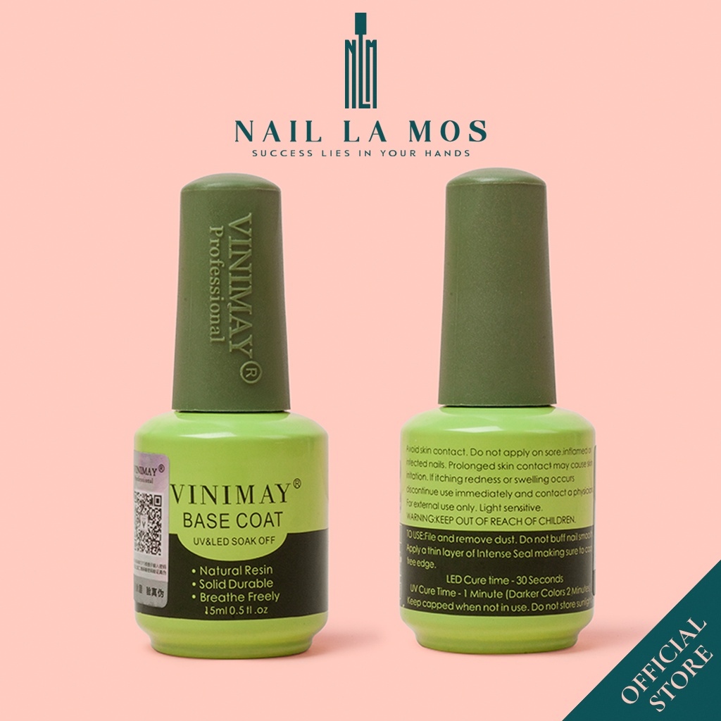 ◕♤❃ Base Coat Vinimay chính hãng - gel liên kết chuyên dụng cho dân làm móng