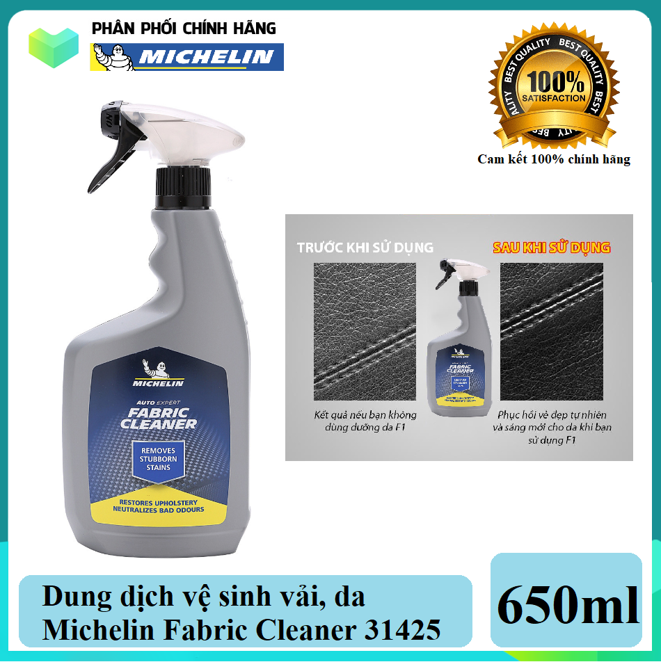 Dung dịch vệ sinh vải, da Michelin Fabric Cleaner 31425 - 650ml