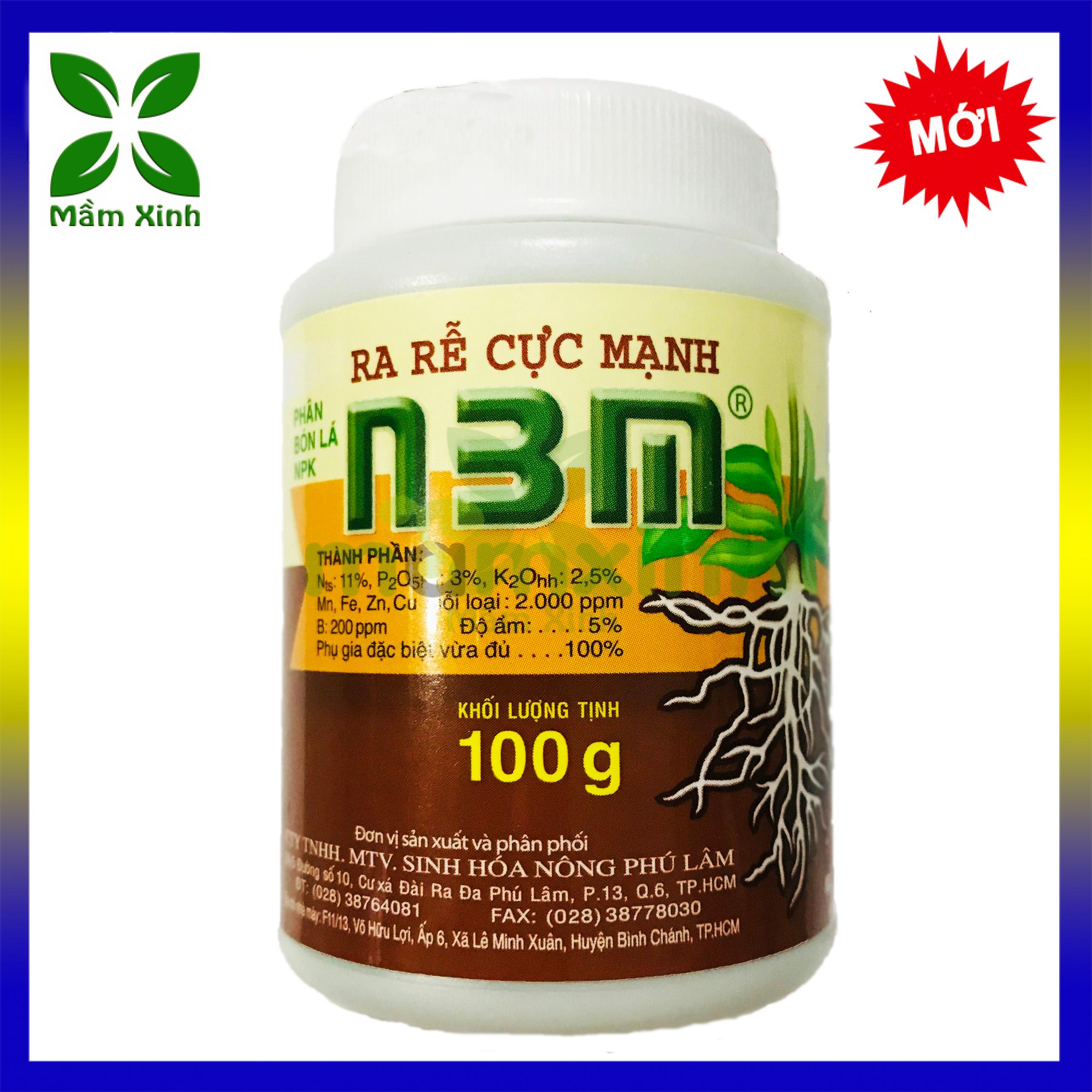 Phân bón N3M kích thích ra rễ cực mạnh hủ 100g