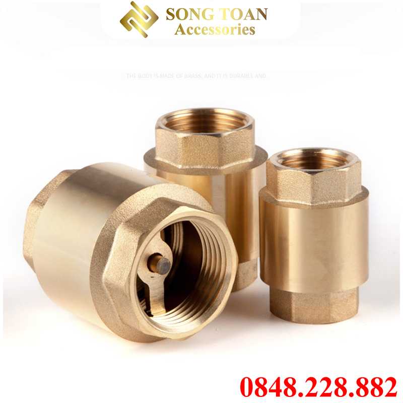 Van một chiều, luppe một chiều lò xo đồng thau