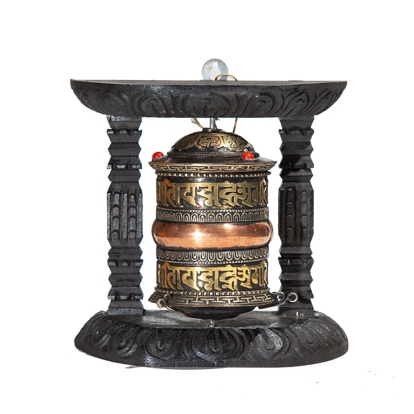 [HCM]Kinh Luân Treo Tường Đơn Nhỏ Nepal 15x15cm