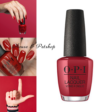 [HCM]Sơn Móng Tay O.P.I - Sơn OPI Màu ĐỎ mau khô Làm Đẹp cho Bàn tay Nail Cao Cấp