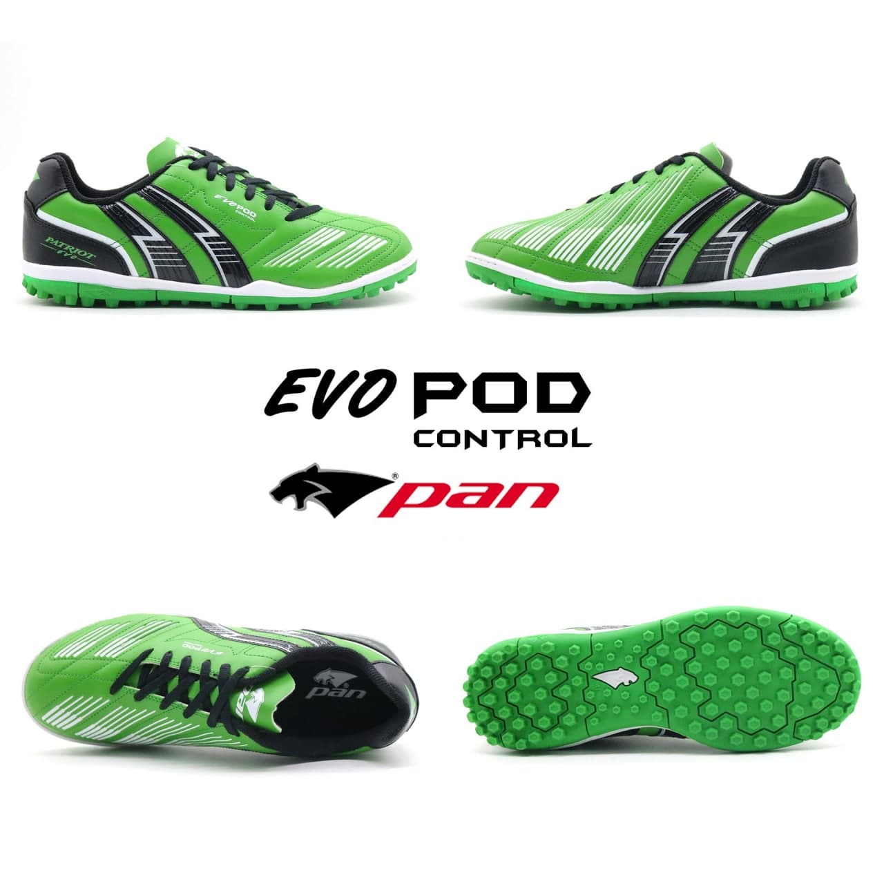 Giày thể thao, Giày bóng đá đế đinh Pan PATRIOT EVO TF - Dungcusport , mẫu mới năm 2022 hàng Thái