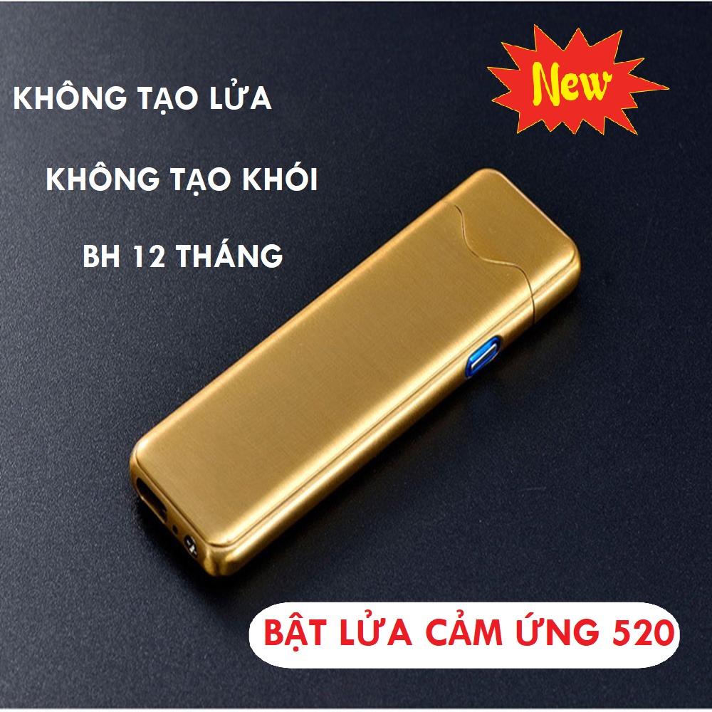 Bật lửa điện hồng ngoại cảm ứng, bật lửa usb, bật lửa 520s cảm ứng vân tay thông minh 2019 - độc và lạ 2019 bh 12 tháng