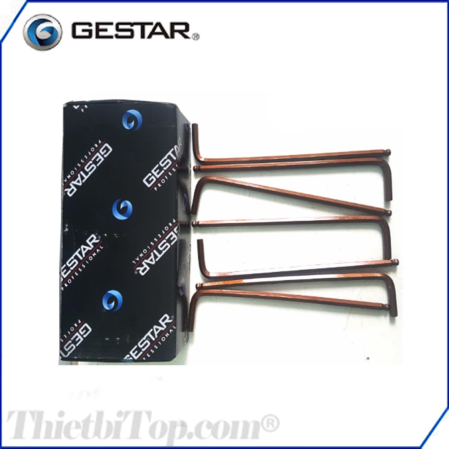 Hết hàng-combo 20 chìa lục giác bi dài 4mm gestar