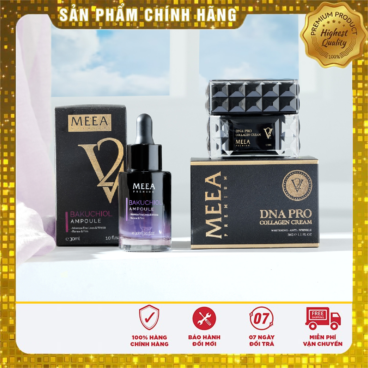 [Chính Hãng] serum tinh chất ampoule saffron meea organic 36 vị