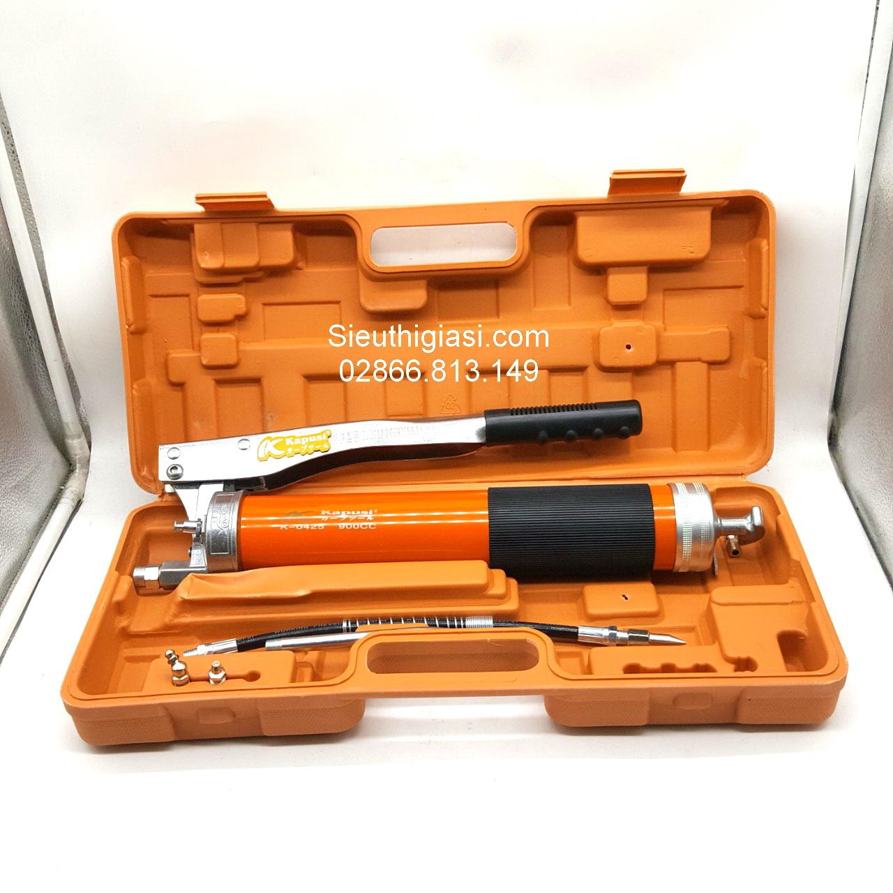 Bơm mỡ bằng tay kapusi 900cc 2ty