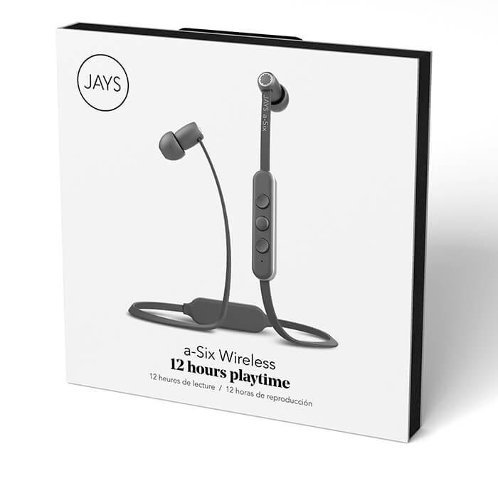Tai nghe JAYS a-Six Bluetooth Black/Black