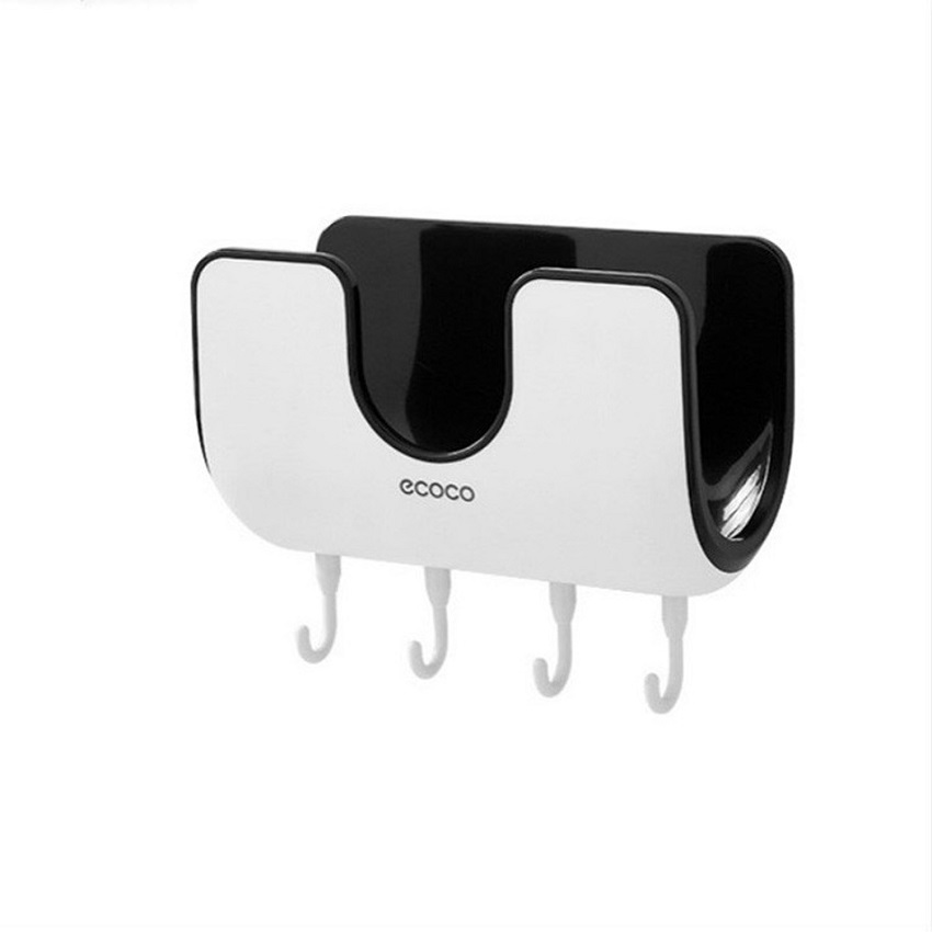 Giá treo nắp xoong nồi kèm móc treo ecoco e1813, tiện lợi đa năng với nhà bếp