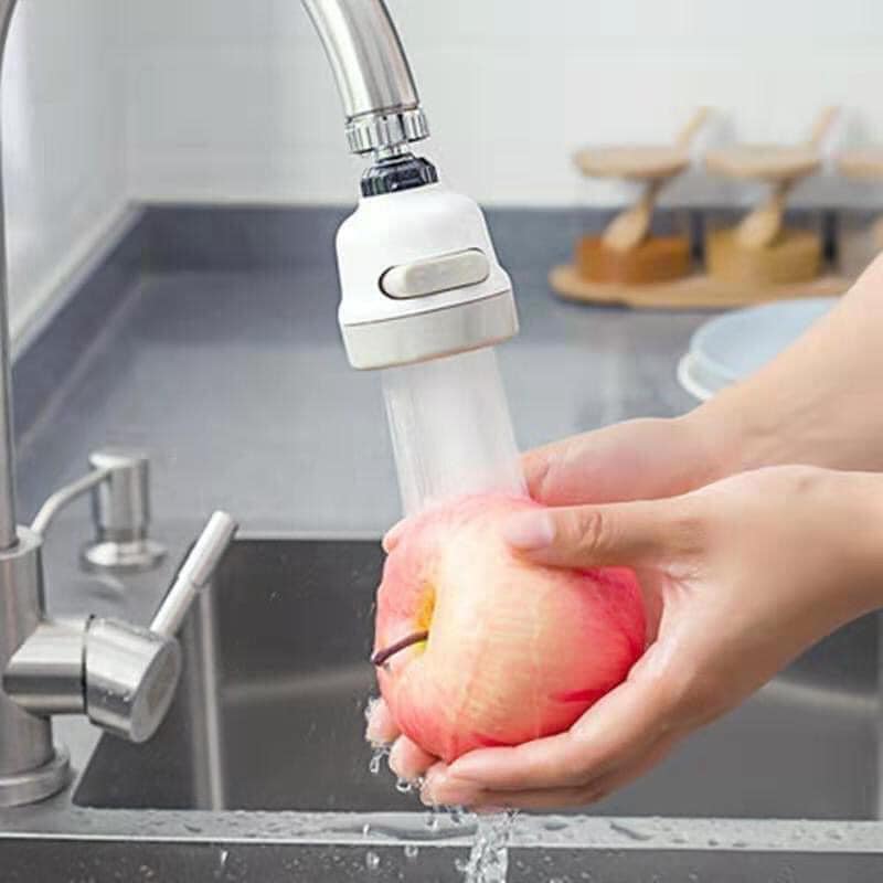 Đầu Vòi Rửa Chén Bát Tăng Áp, Điều Hướng Xoay 360 Độ, 3 Chế Độ, Tiết Kiệm Nước, Phù Hợp Với Nhiều Loại Vòi . Vòi nối tăng áp lực nước cho bồn rửa chén, bồn rửa tay BH 6 THÁNG