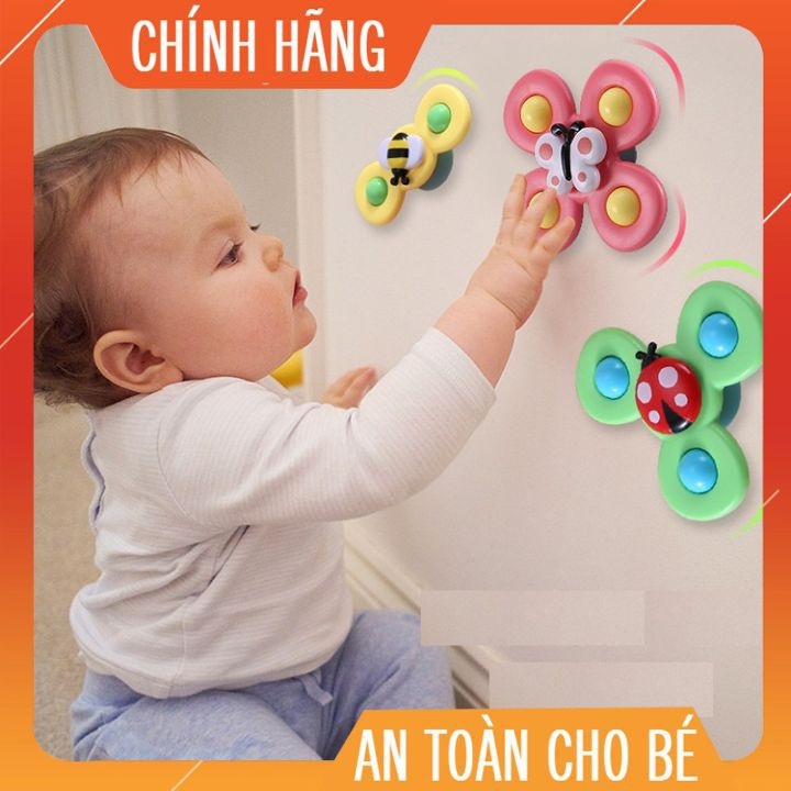 Combo 3 con quay - chong chóng dính tường; đồ chơi sáng tạo, đồ chơi vui cho bé, con quay đồ chơi cho bé