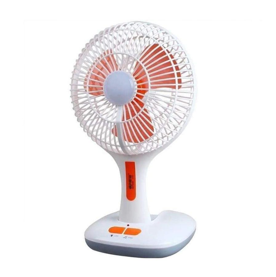 Quạt kiêm đèn tích điện 2in1 ông tây