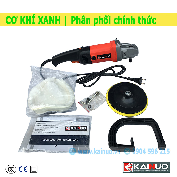 Máy đánh bóng cầm tay dây đồng Kainuo mã 1806 180mm công suất 1200w