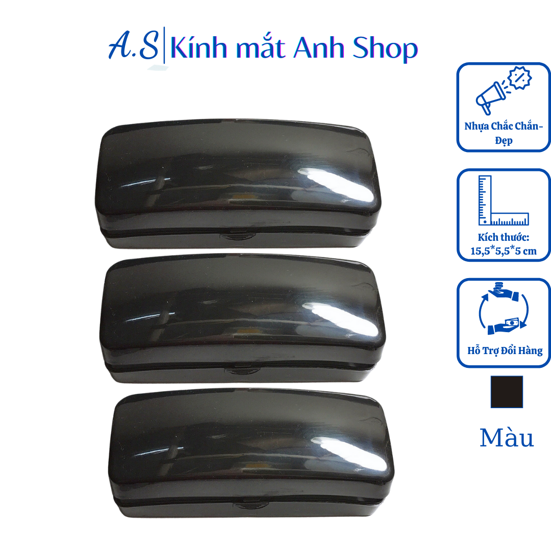 [3-5/8 Hoàn Tiền 25%] Hộp nhựa đựng kính mát hộp đựng kính thời trang