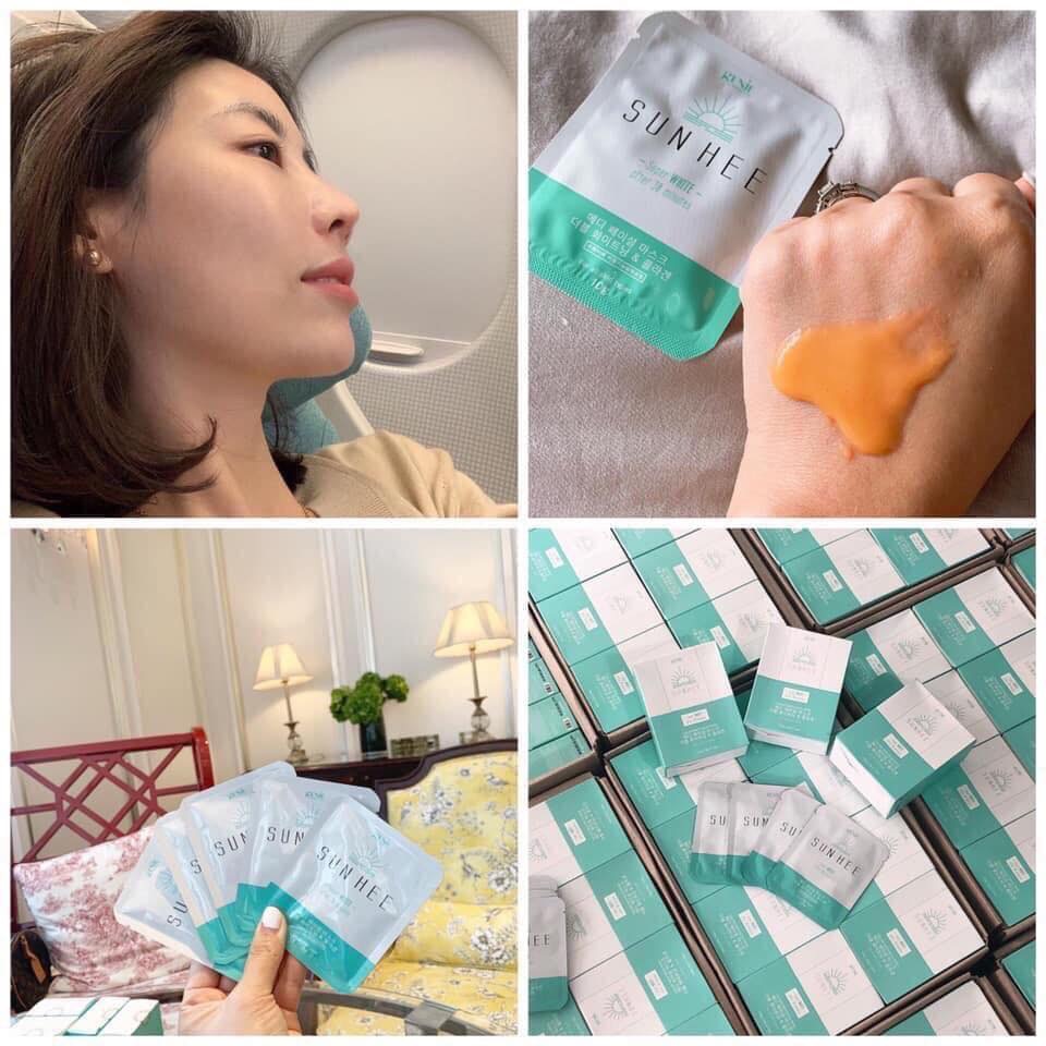 1 hộp mặt nạ genie sun hee medi facial mask hàn quốc