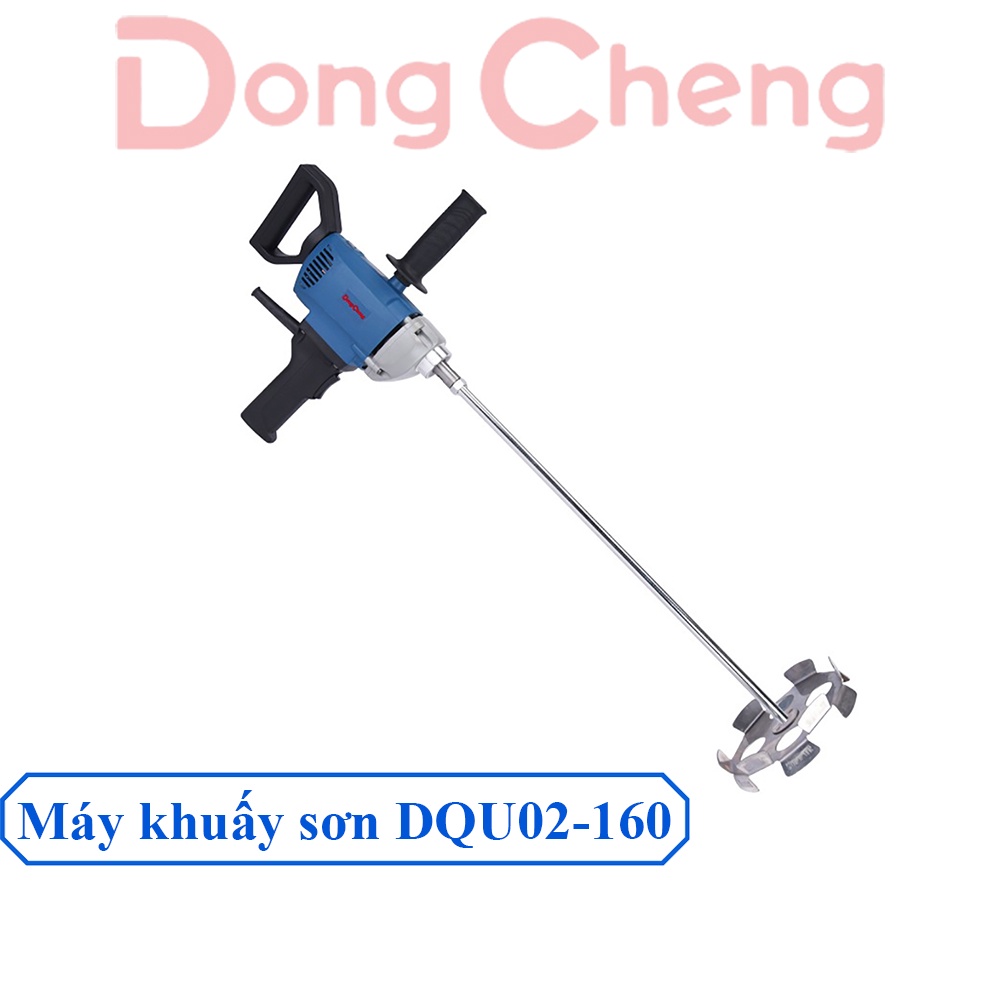 Máy khuấy sơn dongcheng dqu02-160 công suất lớn 1050w máy trộn, máy đánh sơn hoạt động mạnh mẽ, bền bỉ, trộn sơn đều màu