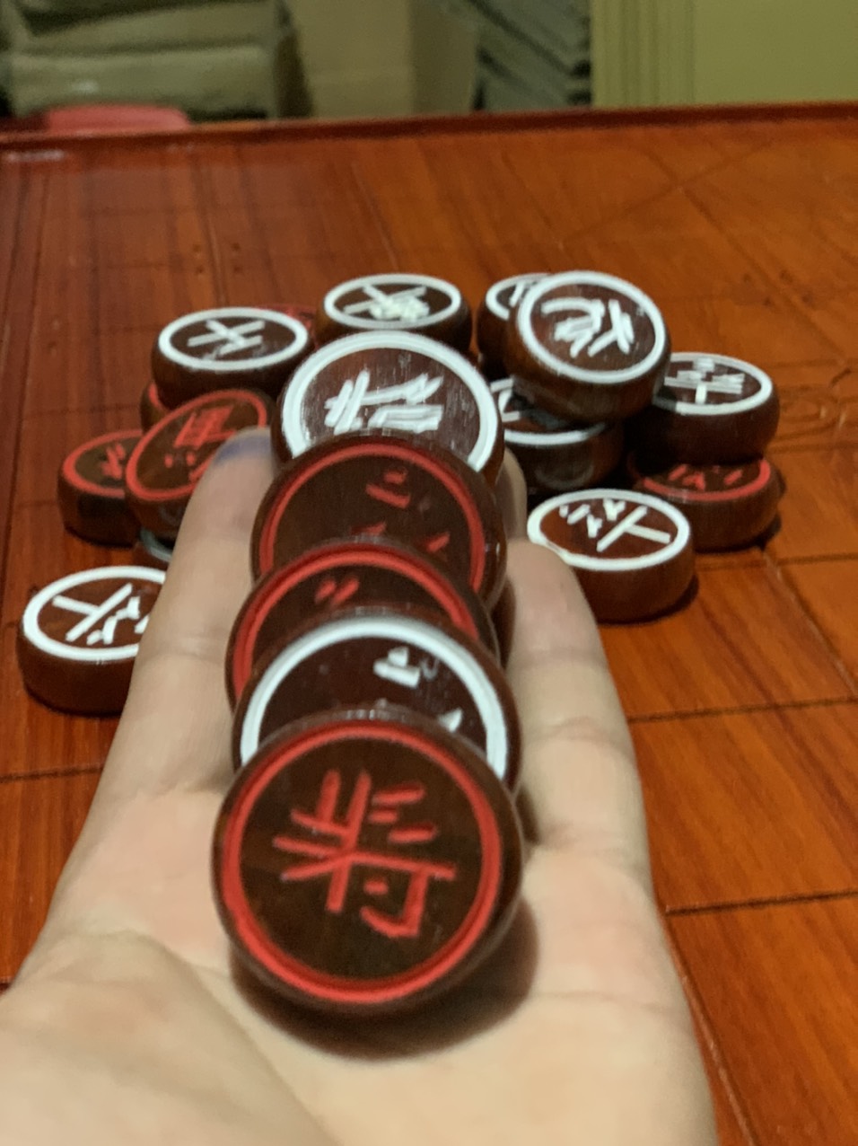 [ Xả Lỗ ] Quân Cờ Tướng Làm Bằng Gỗ Cao Cấp [ Quân Cờ Tướng - Hàng Loại 1 ]