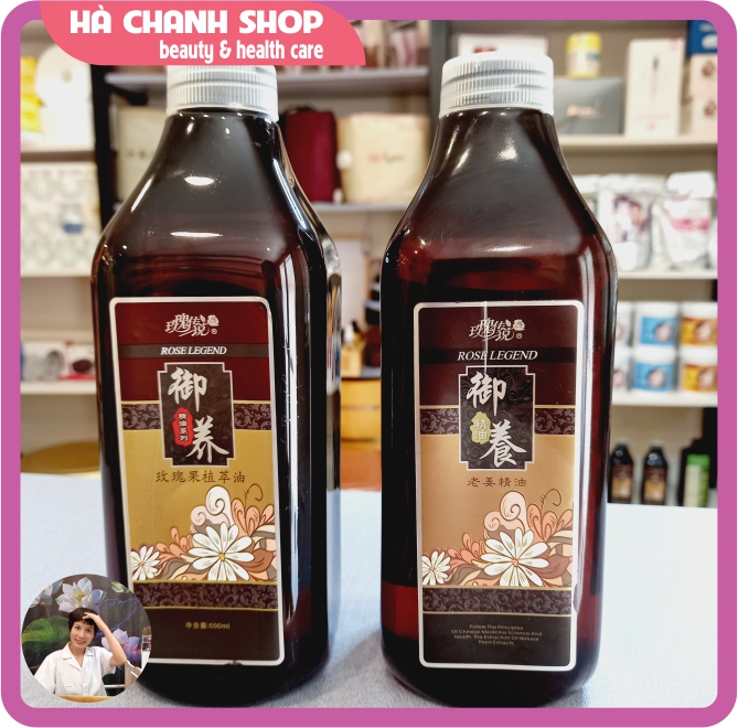 Dầu hoa hồng massage body đả thông kinh lạc 700ml - Hà chanh shop