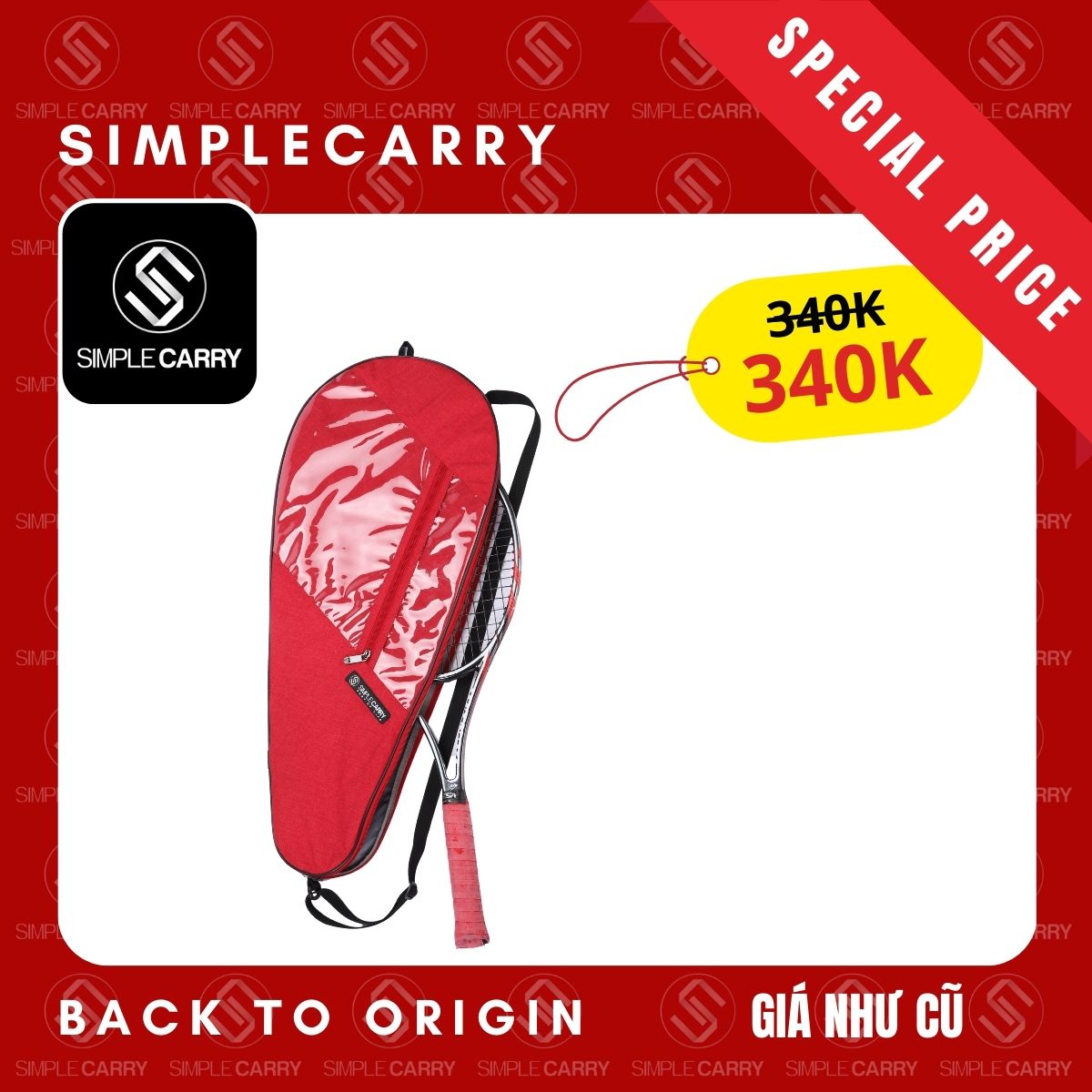 Túi Đựng Gậy Tennis SimpleCarry Racquet