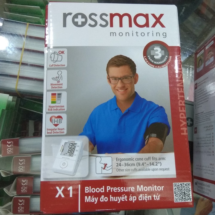 Máy đo huyết áp rossmax x1- sản phẩm của mỹ