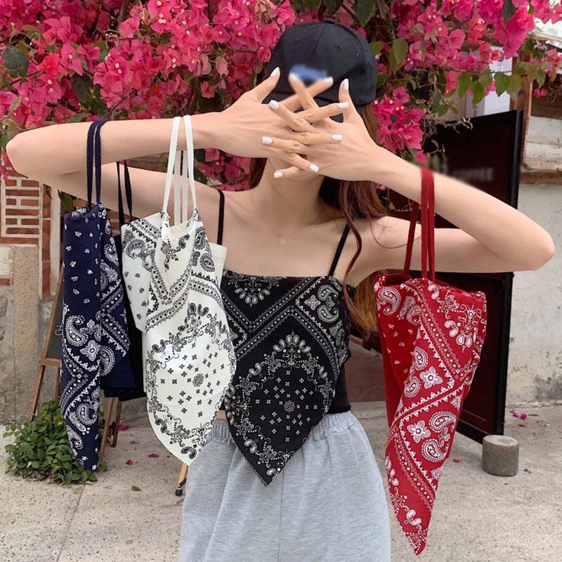 Áo yếm 2 dây họa tiết thổ cẩm boho