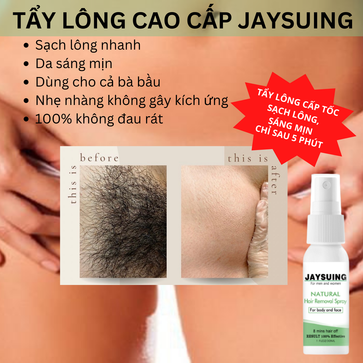 hair removal spray Chất Lượng, Giá Tốt 