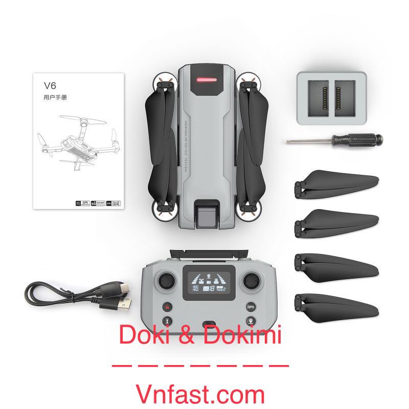 Flycam mjx v6 - ooh ooh v6 - góc camera gập ngẩng 180 độ