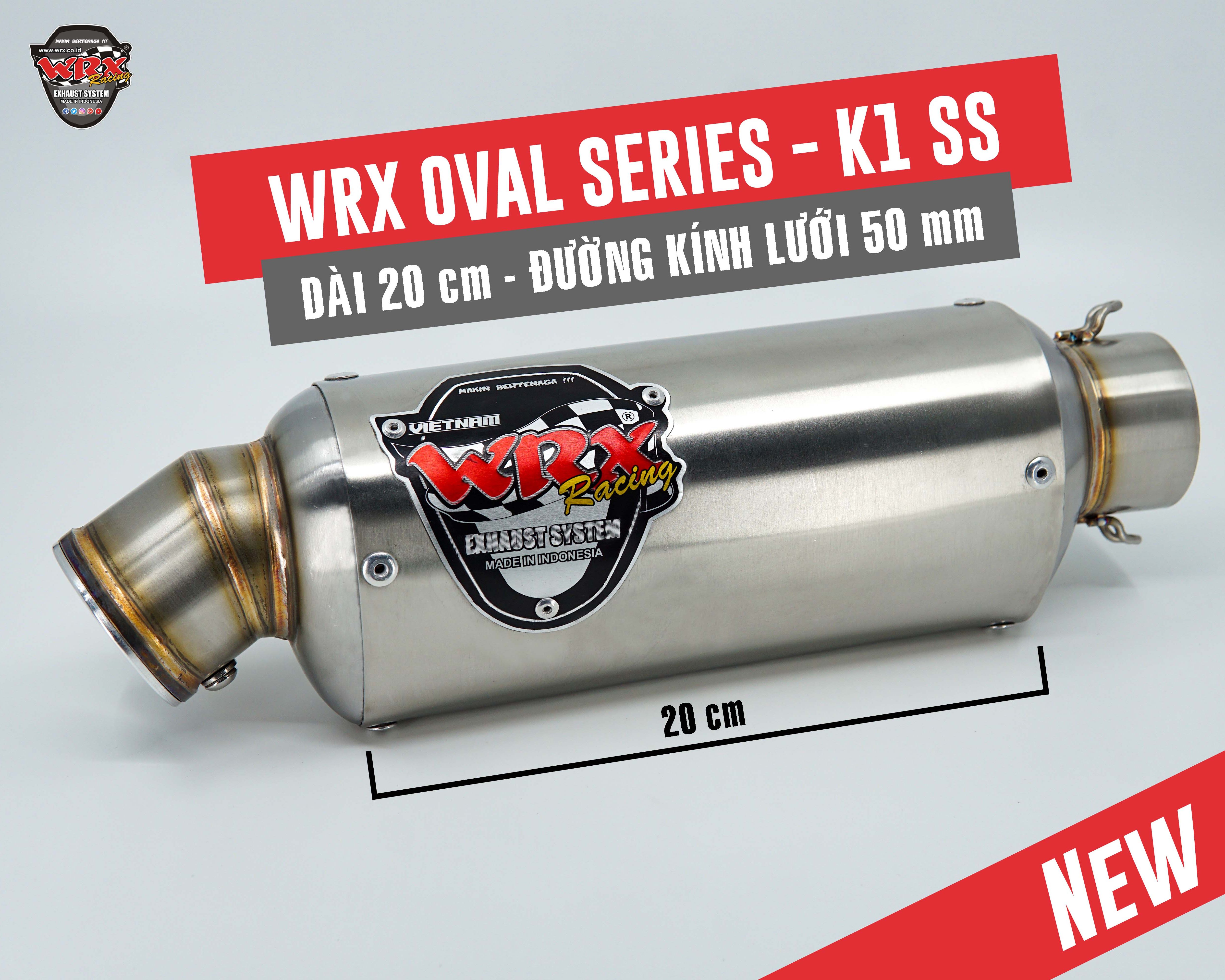 Pô WRX Oval (mỏ cụp)