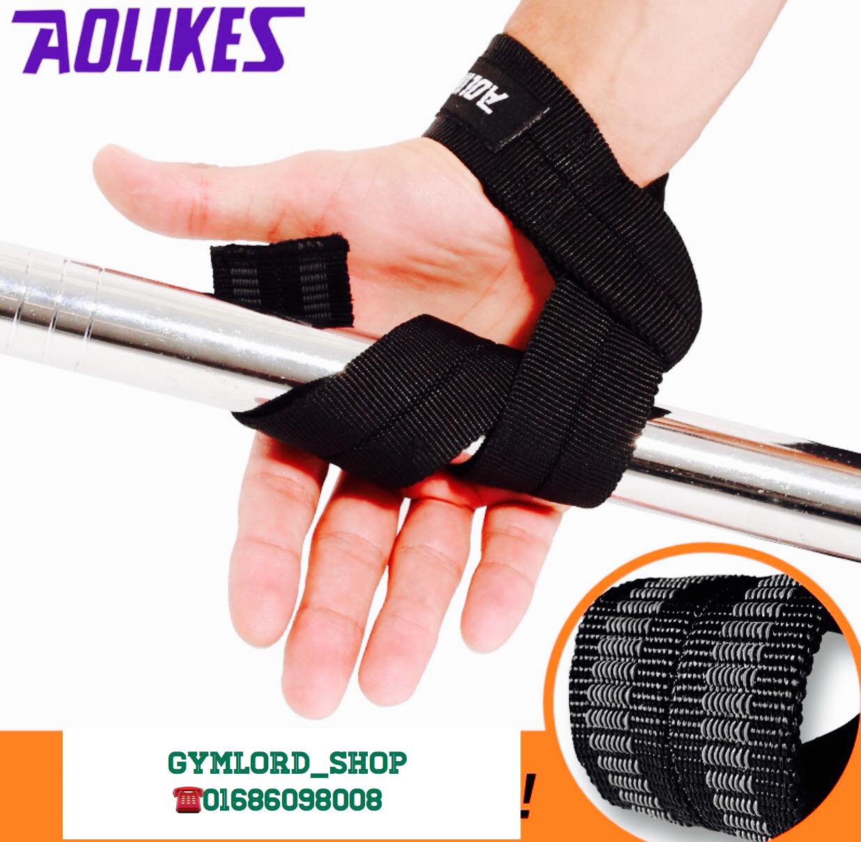 Lifting Straps kéo lưng xô bảo vệ cổ tay - Loại dây thắt