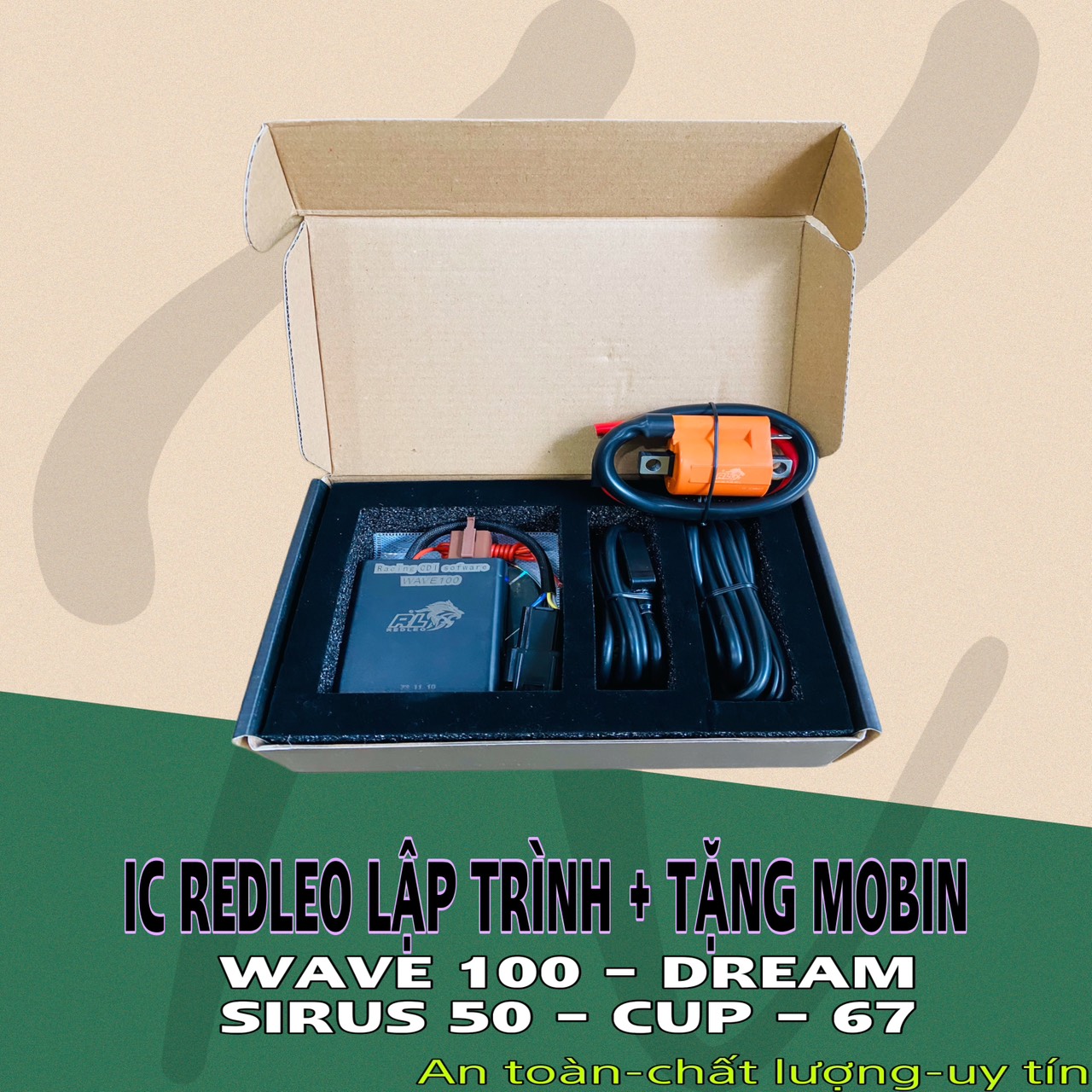 Ic redleo lập trình wave, dream, cup, 67, sirus 50 tặng mobin sườn