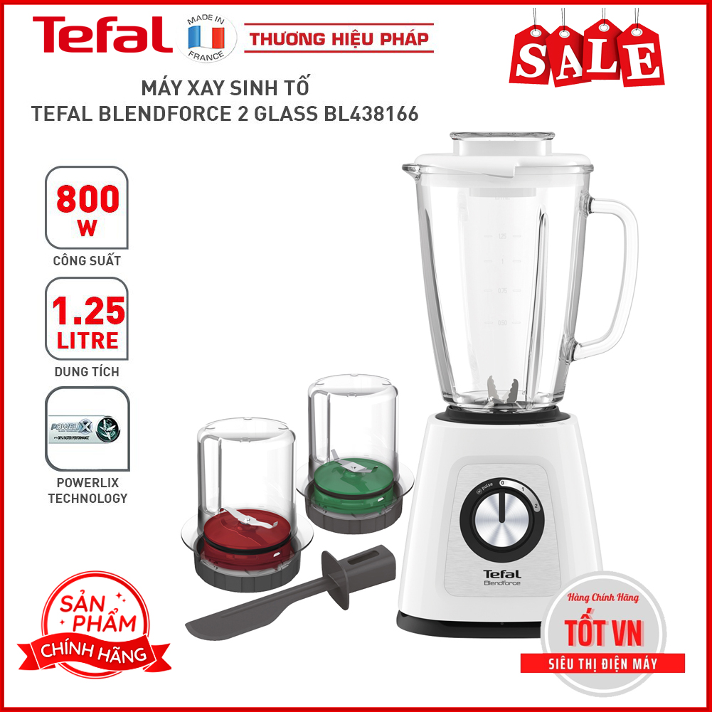 Máy xay sinh tố bl 438166, máy xay đa năng, máy say sinh tố, thương hiệu pháp, điện máy tốt vn