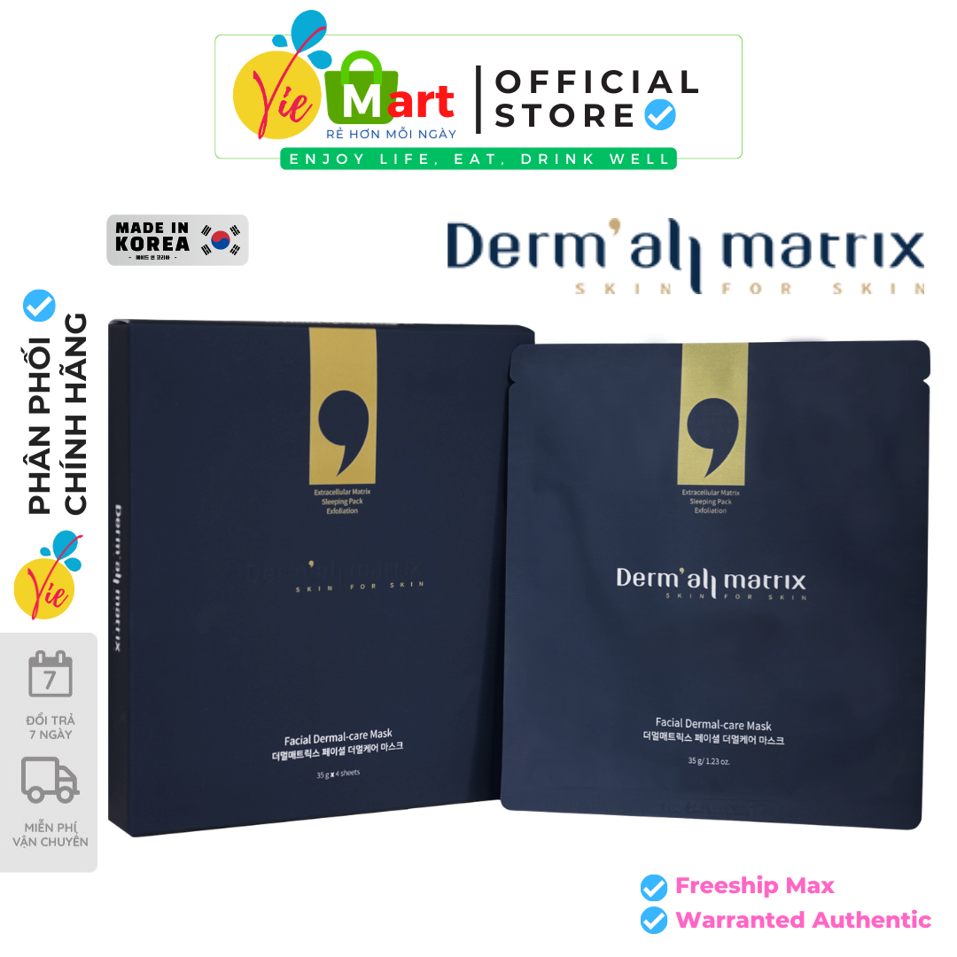 Mặt nạ Derm All Matrix - Mặt nạ Matrix dưỡng trắng, nâng cơ, cấp nước tức thời