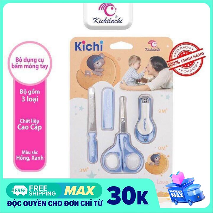 Cắt bấm móng tay trẻ em 3 chi tiết Kichi - Kichlachi